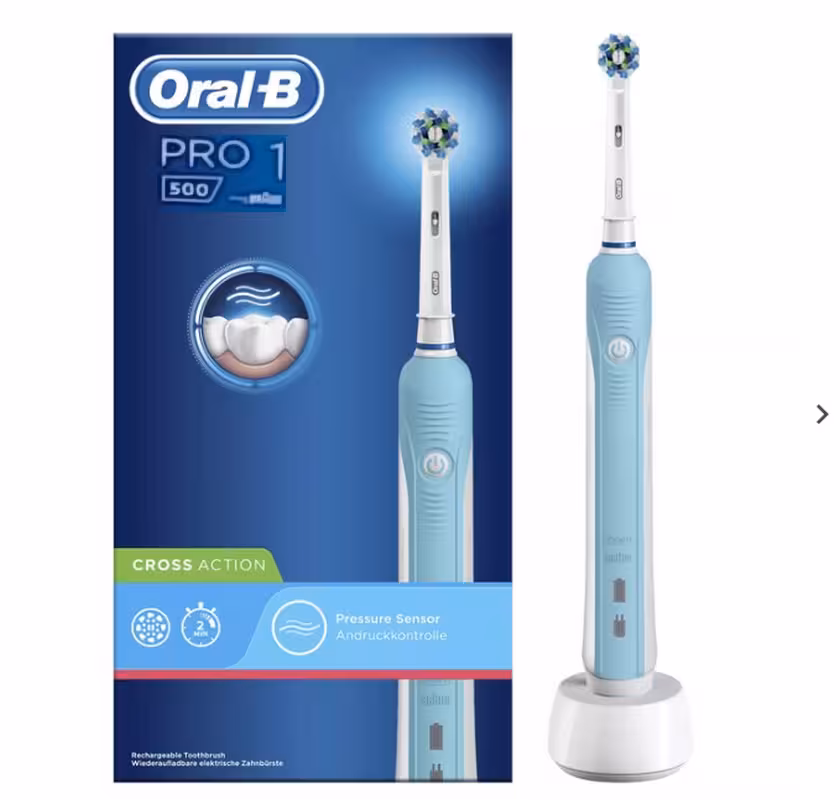 مسواک برقی اورال بی Cross Action مدل Pro1-500 آلمان
