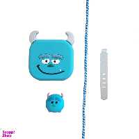 محافظ کابل و محافظ شارژر دیواری طرح فانتزی مدل سالیوان مناسب شارژر 20 وات اپل مجموعه 4 عددی