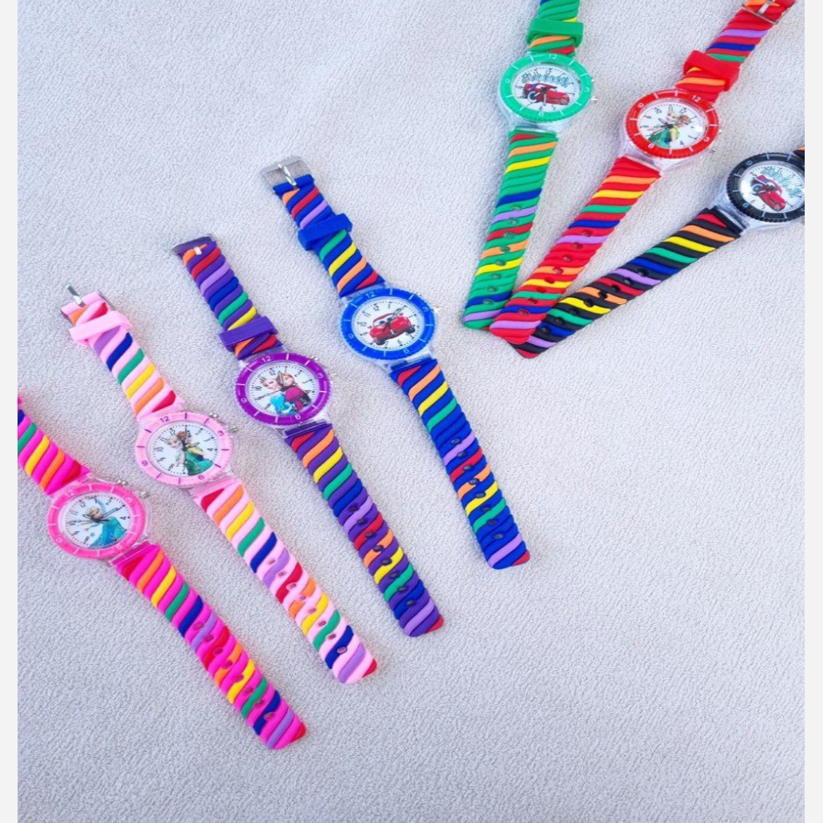 ساعت مچی سیلیکونی فانتزی دخترانه و پسرانه ارسال به سراسر ایران
