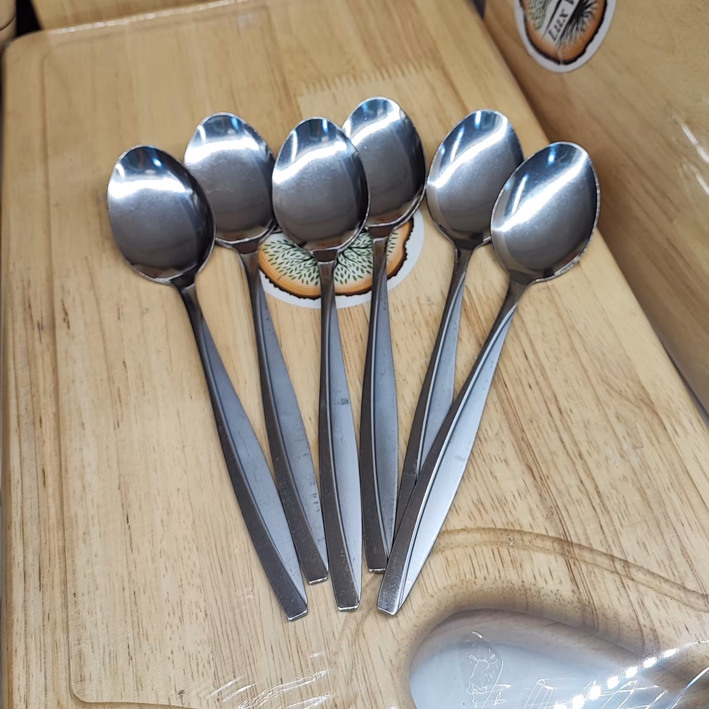 قاشق توپی 6 عددی