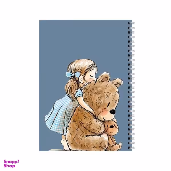 دفتر مشق 80 برگ بامبیلیپ طرح دختر مهربون و خرس کد 6929248