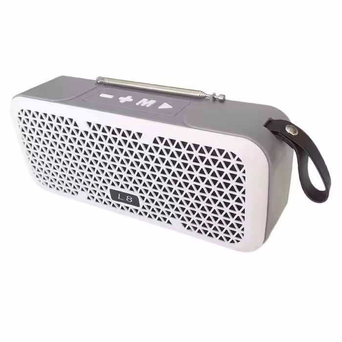 اسپیکر اسپورت بلوتوثی لاکچری قابل حمل بی سیم PORTABLE مدل L8دارای بند آویز و کیفیت صدای عالی