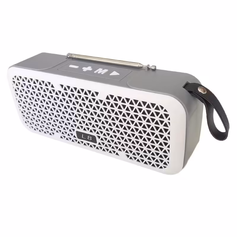 اسپیکر اسپورت بلوتوثی لاکچری قابل حمل بی سیم PORTABLE مدل L8دارای بند آویز و کیفیت صدای عالی