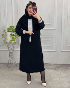 مانتو مجلسی ابروبادی نازنین مدل کتبه ای خرجکار