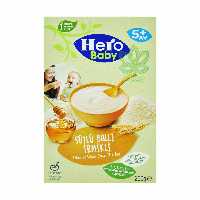 غذای کمکی کودک ( بالای پنج ماه ) شیر عسل سمولینا 200 گرم هیرو - hero