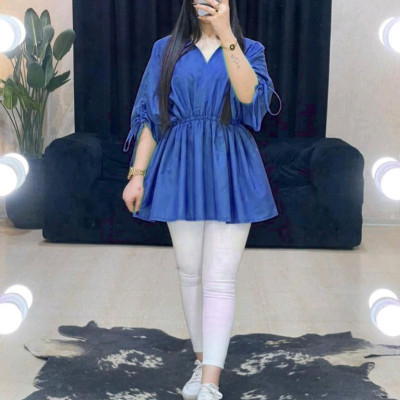 مانتو اسپرت زنانه داکرون مدل عروسکی کمر کش