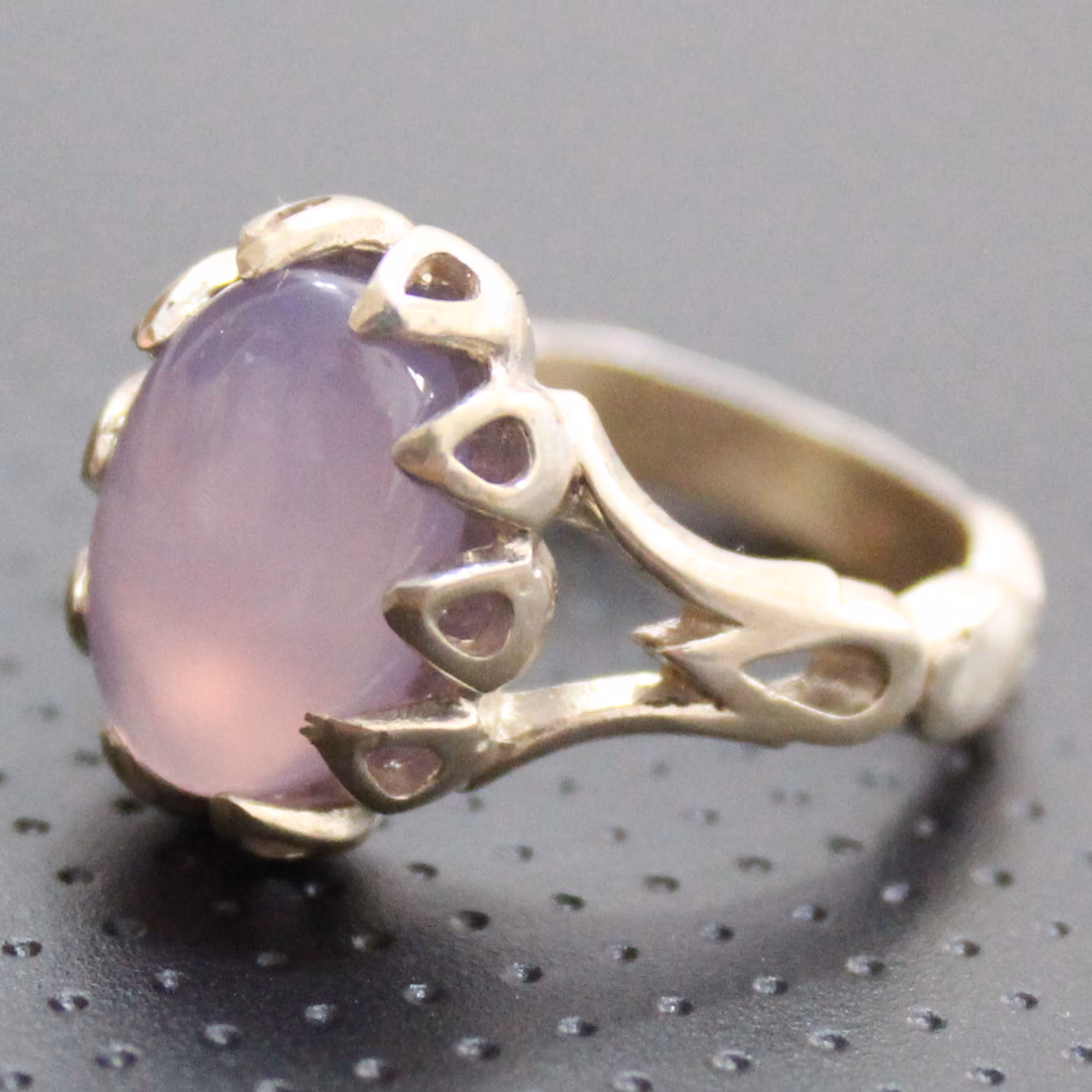 انگشتر عقیق سوسنی یمنی کد 03