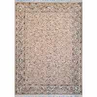 فرش ماشینی افرند 1500 شانه زمینه کرم کد 55023 (دوازده متری)