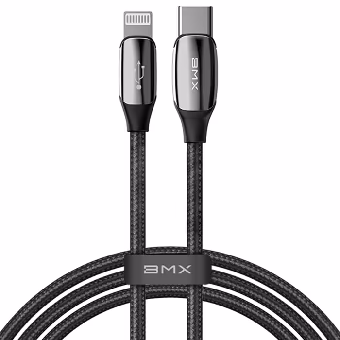 کابل بیسوس Lightning به USB-C مدل BMX Sequins MFi Certified CATLLP-A01 با طول 1.2 متر