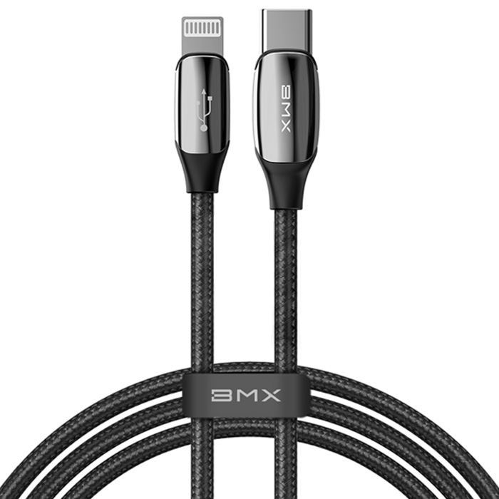 کابل بیسوس Lightning به USB-C مدل BMX Sequins MFi Certified CATLLP-A01 با طول 1.2 متر