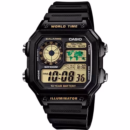 ساعت مچی دیجیتالی کاسیو مدل AE-1200WH-1BV