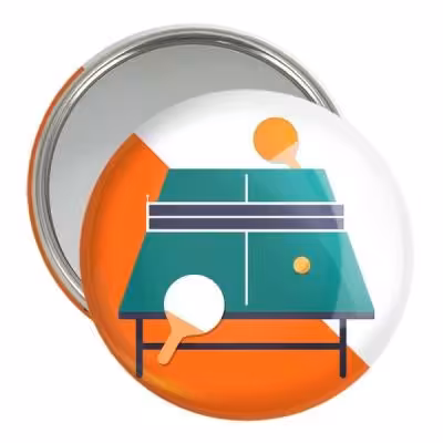 آینه جیبی خندالو مدل پینگ پنگ Ping Pong کد 27990