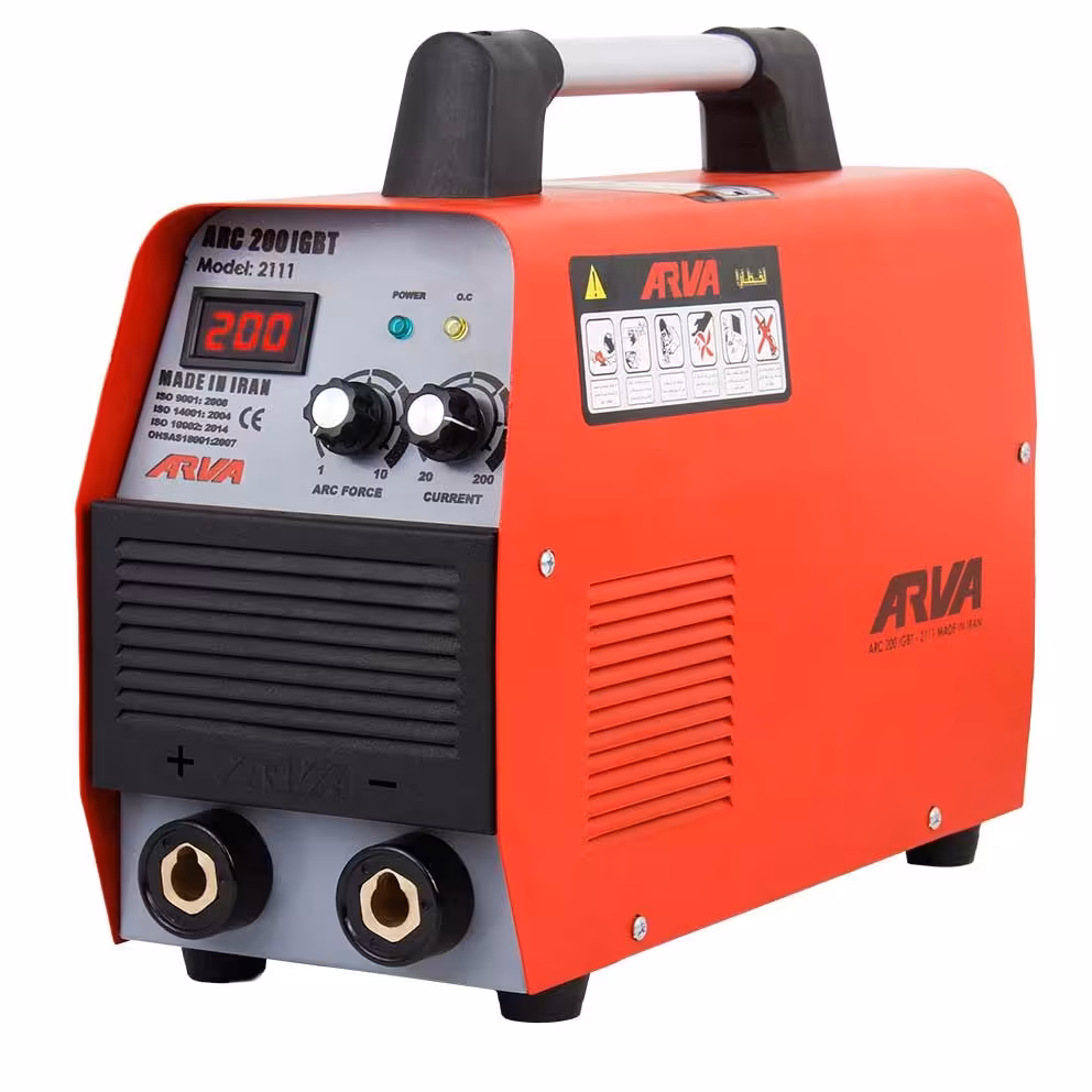 دستگاه جوشکاری اینورتر آروا 200 آمپر مدل 2111 سه برد IGBT (70 ماه گارانتی)