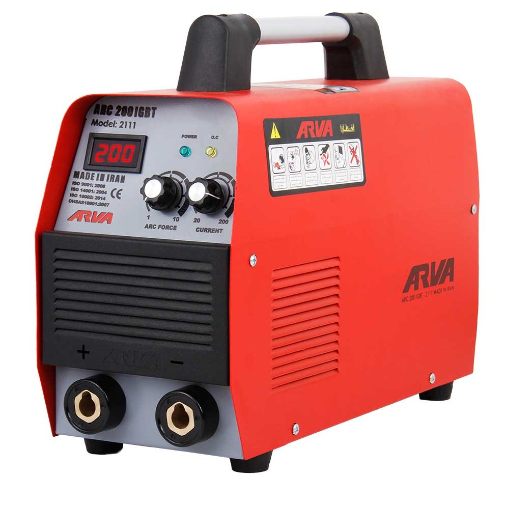 دستگاه جوشکاری اینورتر آروا 200 آمپر مدل 2111 سه برد IGBT (70 ماه گارانتی)
