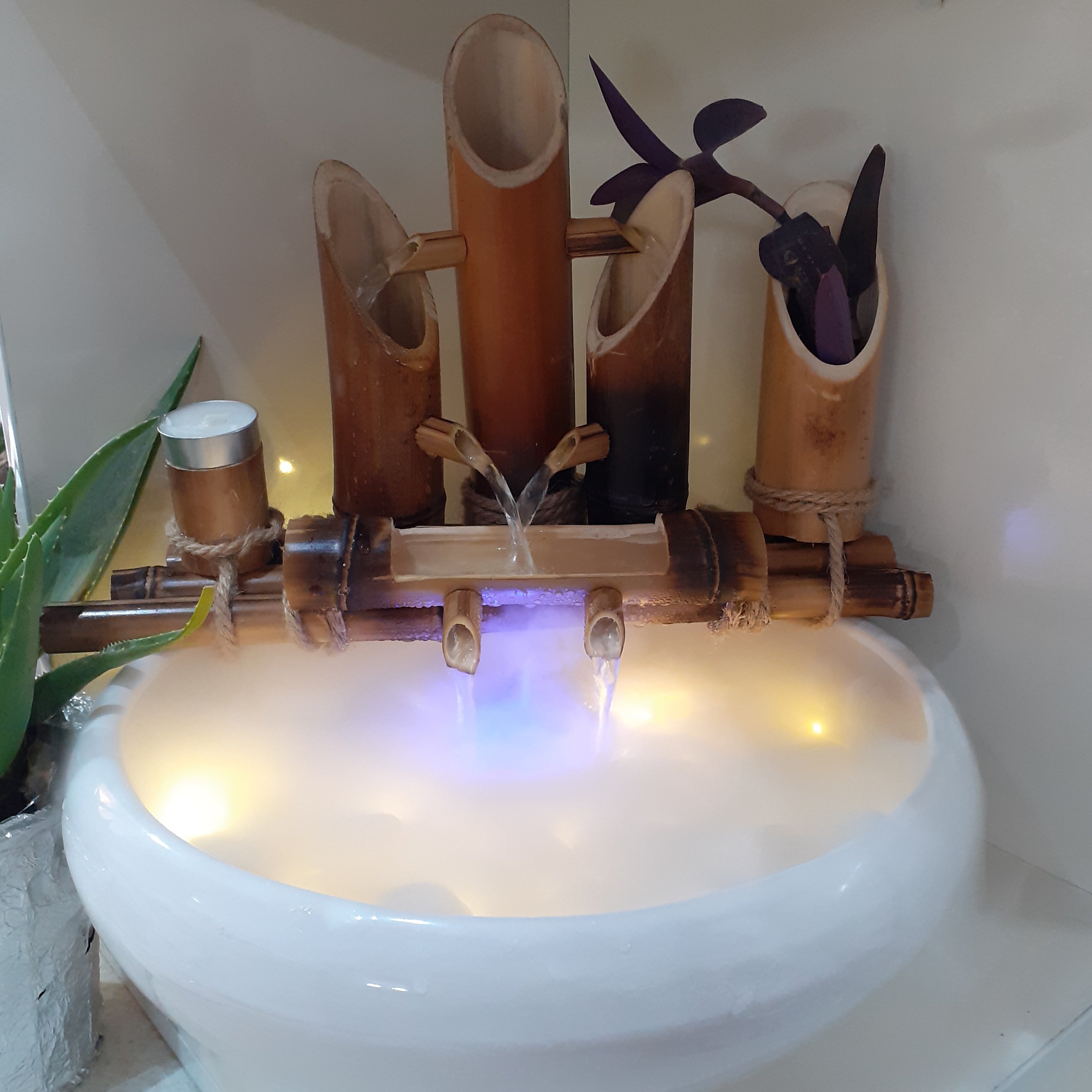 آبنما رومیزی دکوری بامبو مدل روسانا