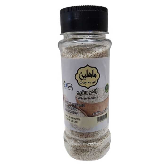 کنجد سفید خام درجه1 80 گرمی ماهلین