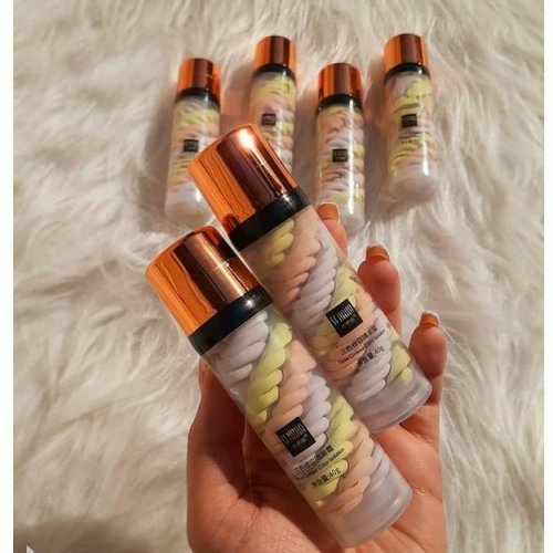 پرایمر صورت سه رنگ کا دی کا / KDK مدل رنگین کمانی تثبیت رنگ روشن کننده