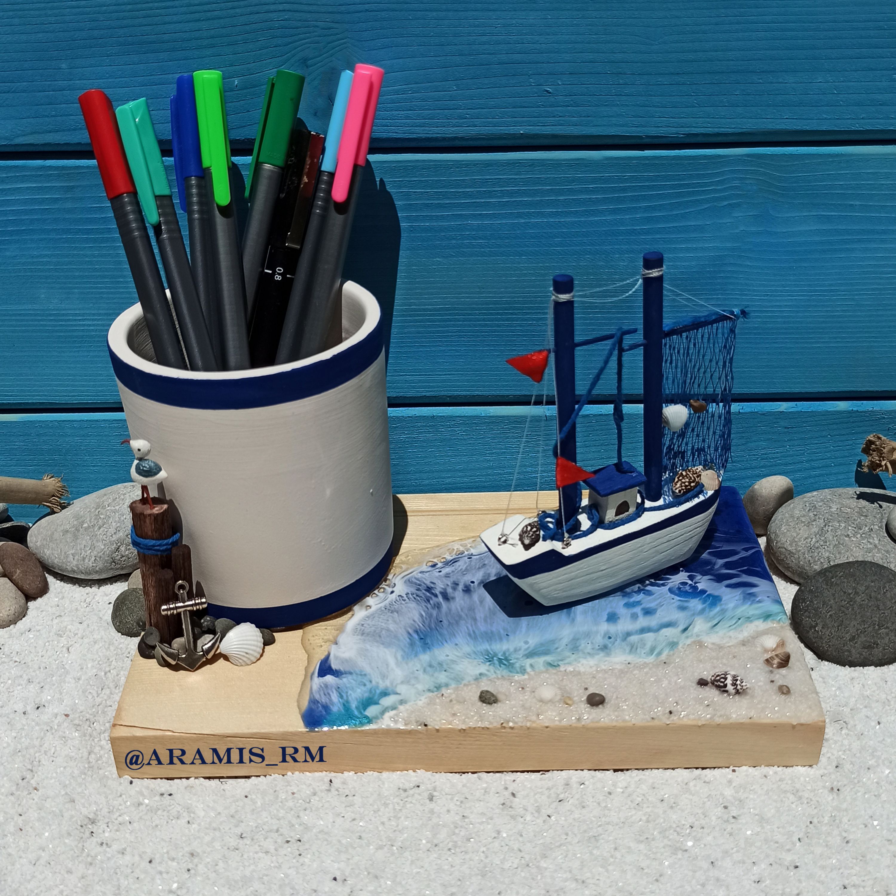 جامدادی رومیزی دریایی