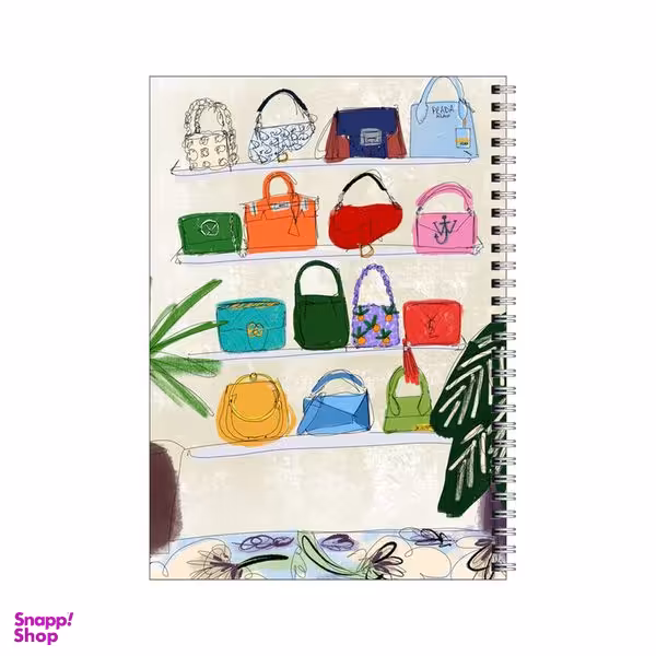 دفتر مشق 100 برگ بامبیلیپ طرح کیف و استایل کد 5599428