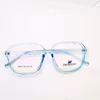 عینک طبی کائوچو زنانه و مردانه رنگ آبی شفاف 