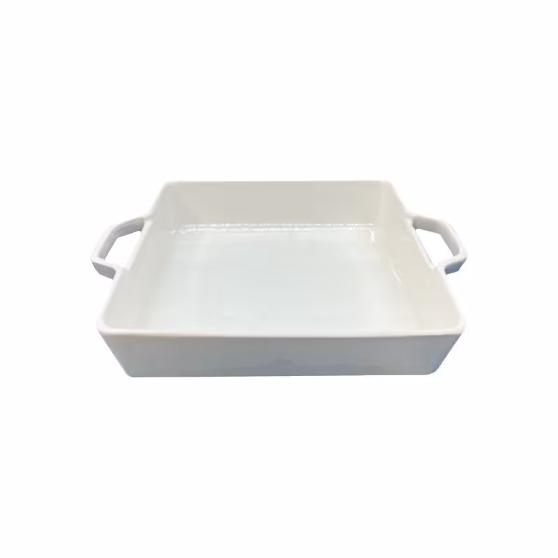 ظرف سرو مدل تابه مربع سرامیکی کد 1104