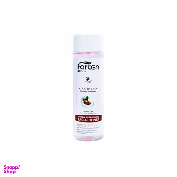 تونر پاک کننده صورت فاربن (Farben) مدل Argan مناسب پوست معمولی و خشک حجم 200 میلی‌لیتر