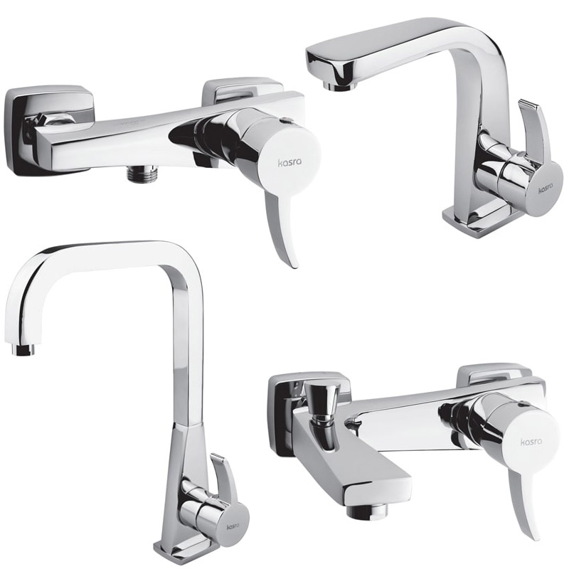 ست 4تیکه شیرالات کسری مدل فیروزه