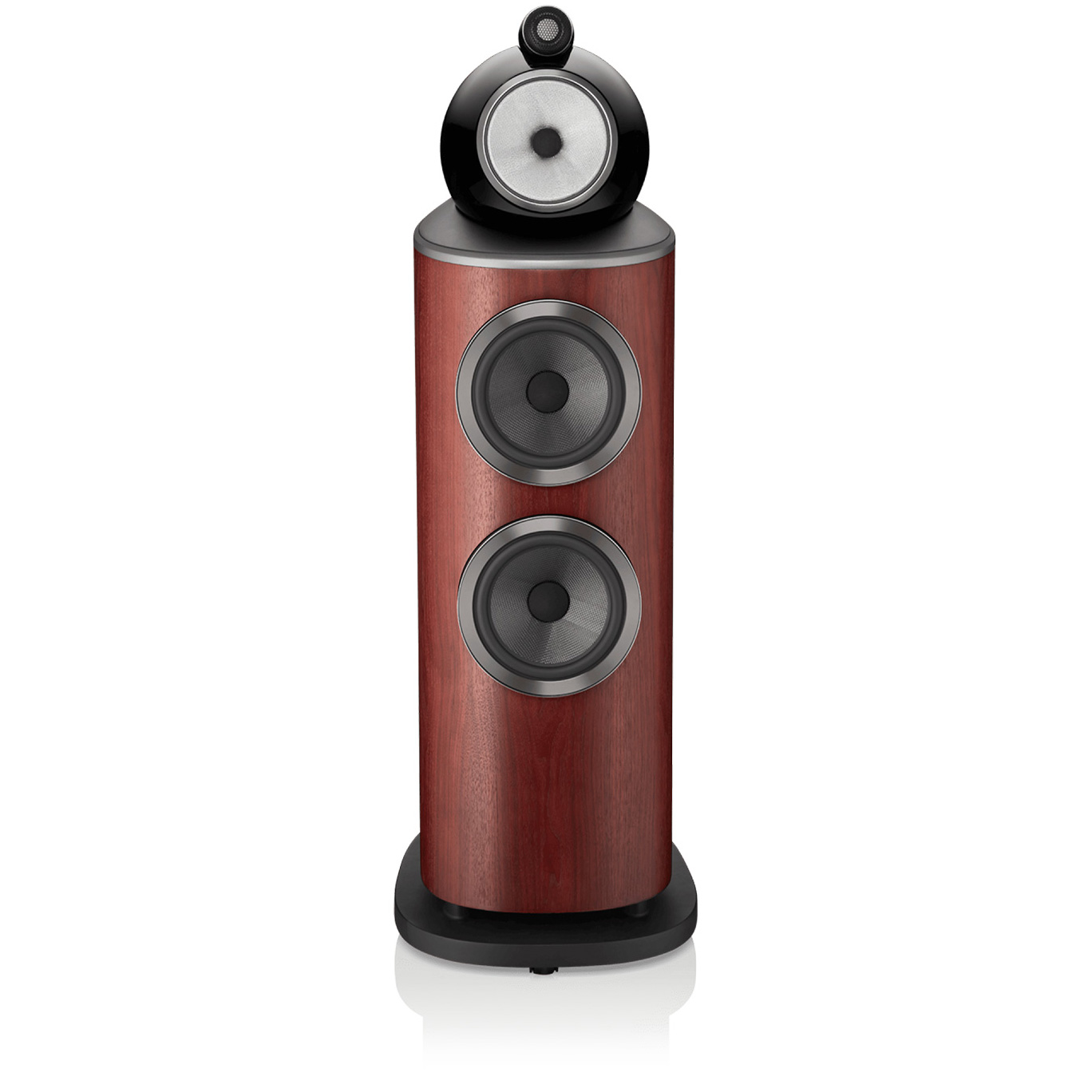اسپیکر HIGH-END باورز اند ویلکینز Bowers &amp; Wilkins سری Diamond 800 مدل D4 802 رنگ Satin Rosenut - Hiapple.ir