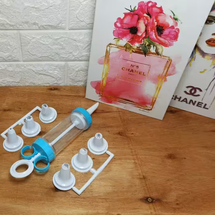 ست قیف سرنگی و ماسوره پلاستیکی 6عددی