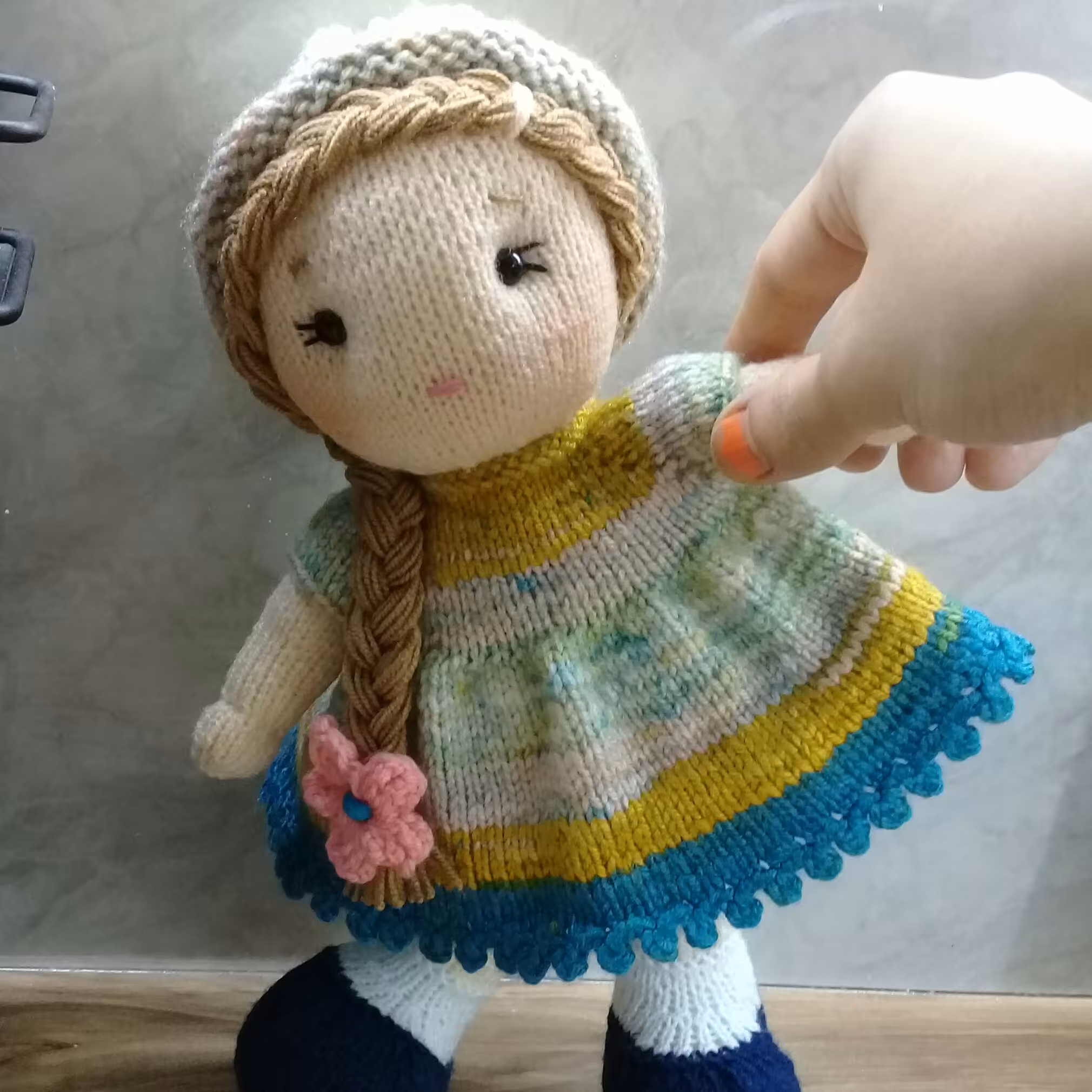 عروسک بافت دومیل باکامواترک      قابل شستشو چشم واشردار مناسب کودکان ویه هدیه ماندگار