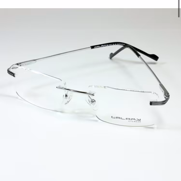فریم عینک طبی بدون قاب مردانه فلزی فشن 70144