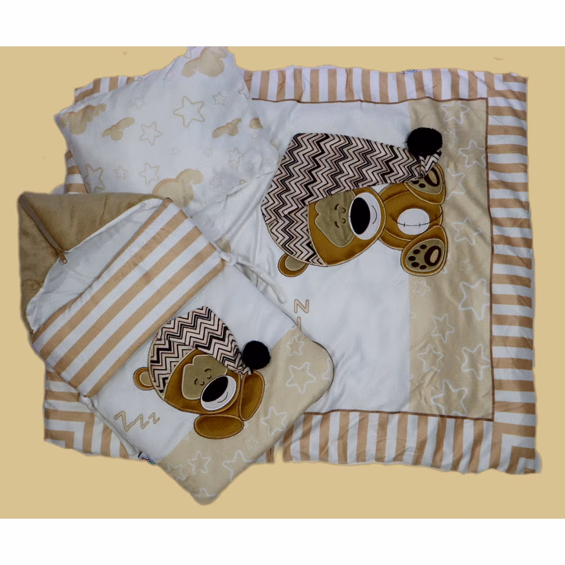 سرویس خواب نوزاد مخمل جنس عالی