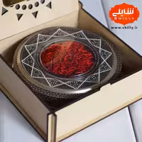 کادویی  چوبی حاوی نیم مثقال زعفران 