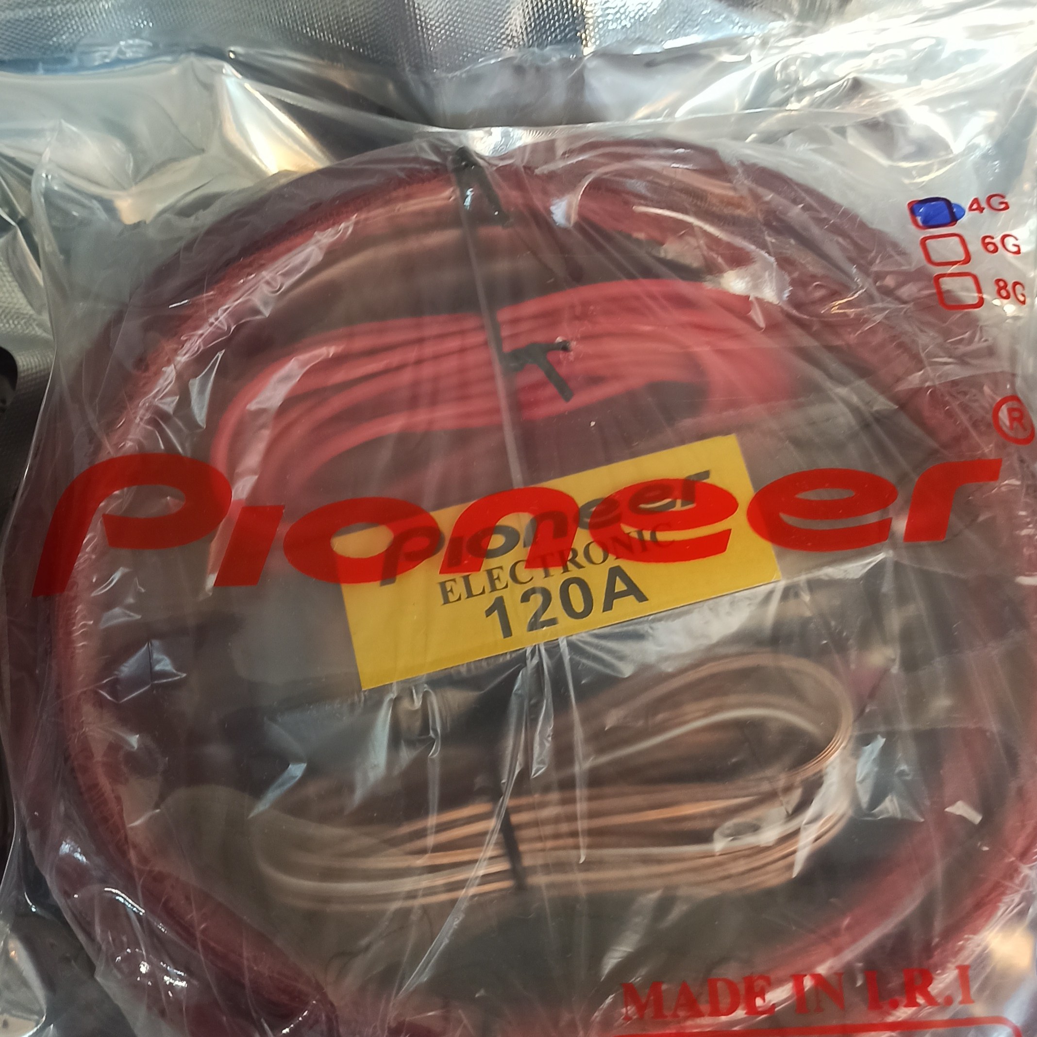 سیم پکیج 4 گیج نصب سیستم صوتی برند PIONEER