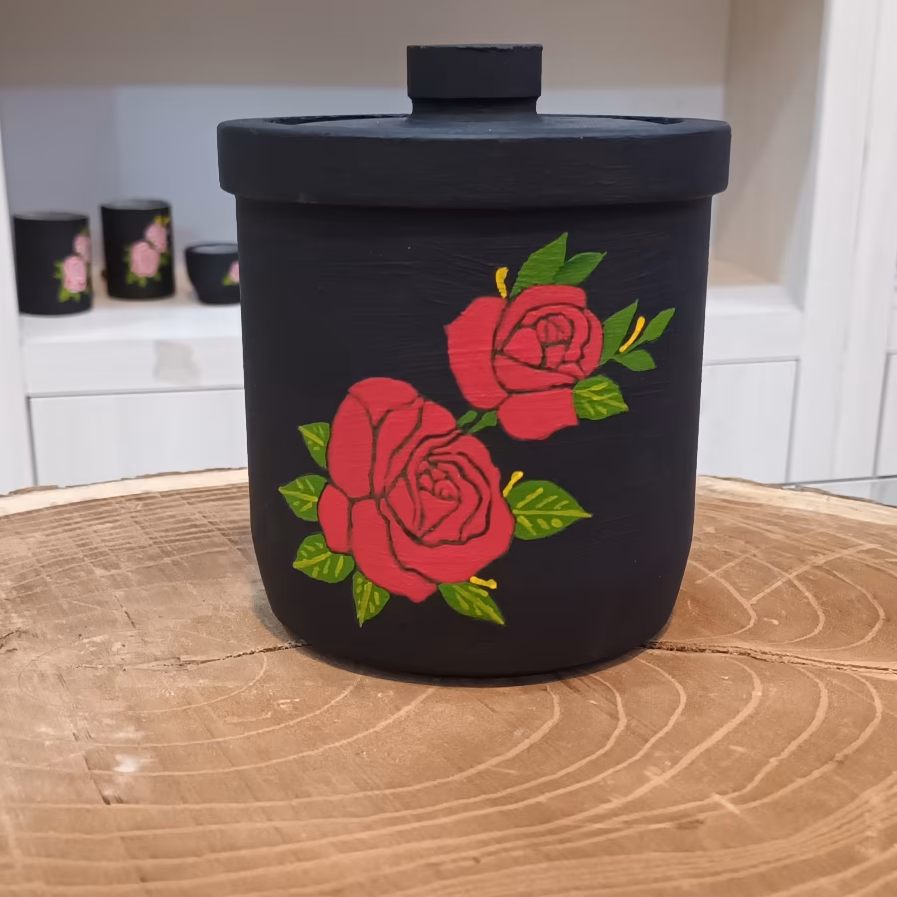 دیزی سنگی نقاشی شده 1 نفره 