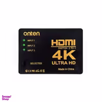 سوییچ 3 به 1 HDMI اونتن (Onten) مدل OTN 7593 با کیفیت 4k