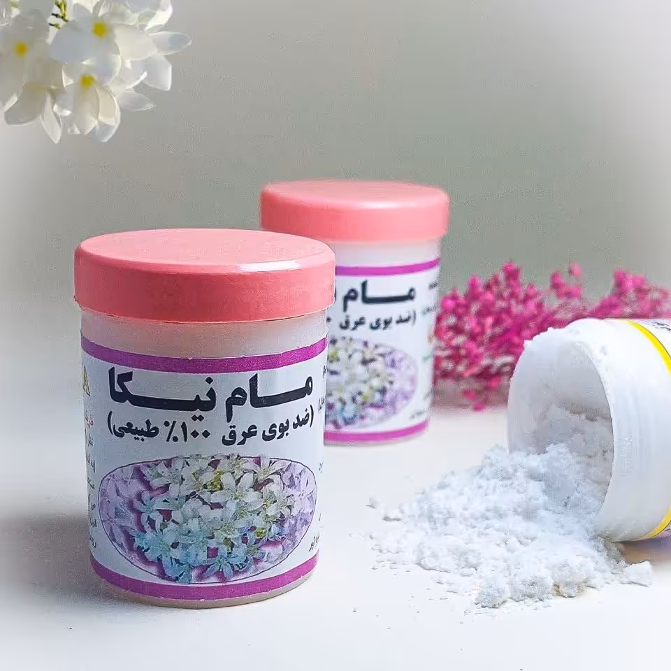 مام پودری با عطر طبیعی گل یاس 