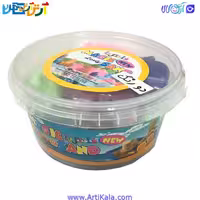 شن جادویی نیم کیلویی دو رنگ عروسکی فانتزیا