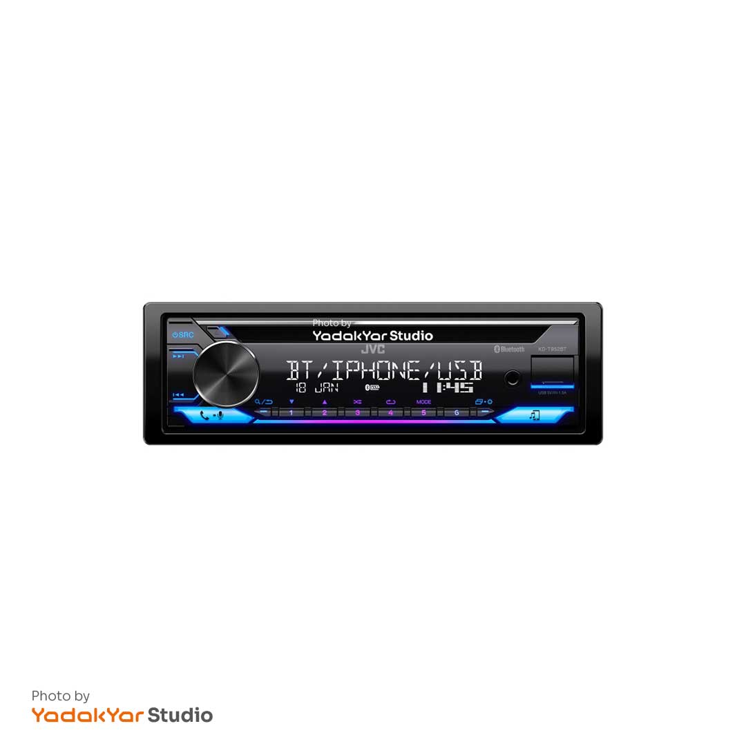 ضبط ماشین مدل KD-T952BT جی وی سی - JVC