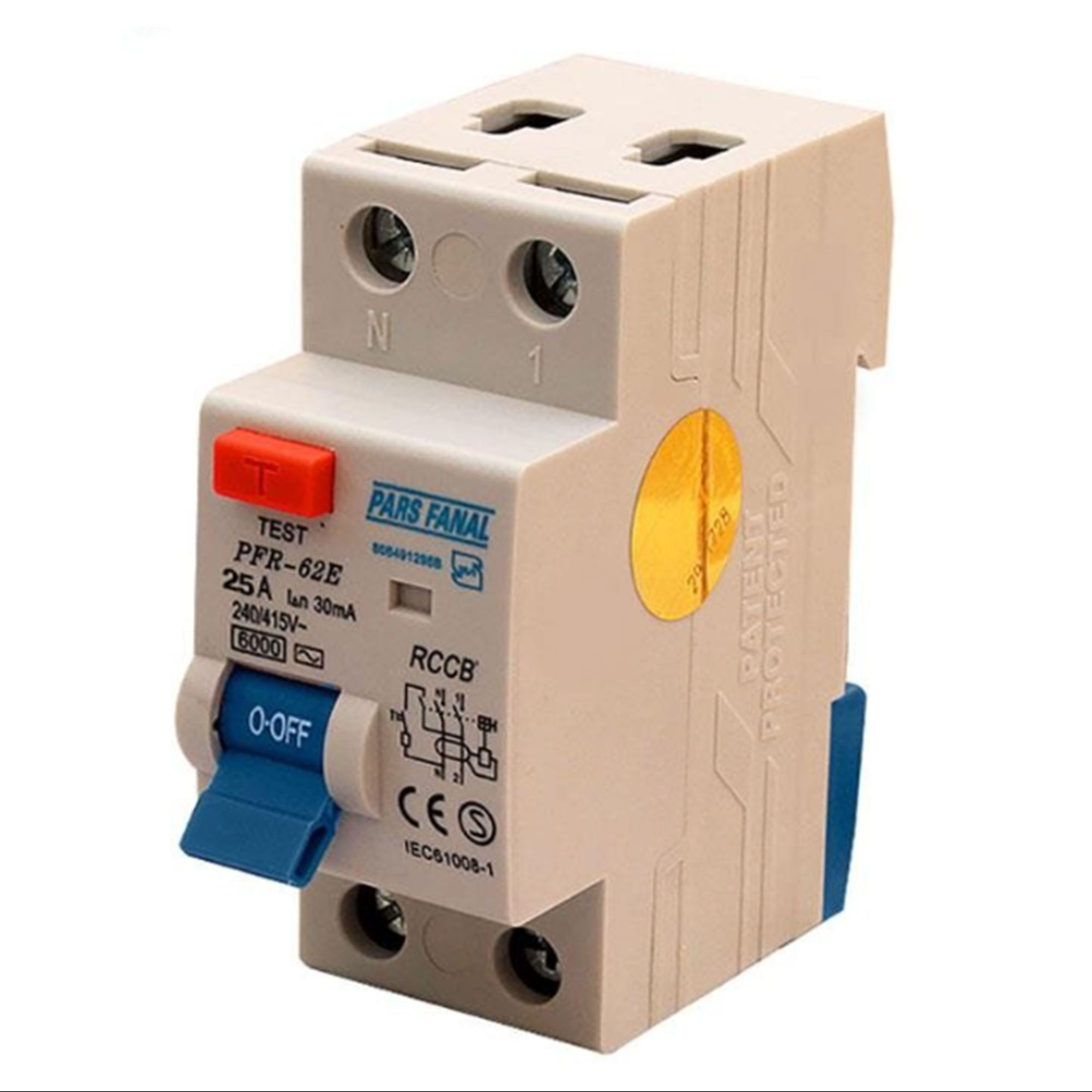 فیوز محافظ جان تک فاز 32 آمپر پارس فانال