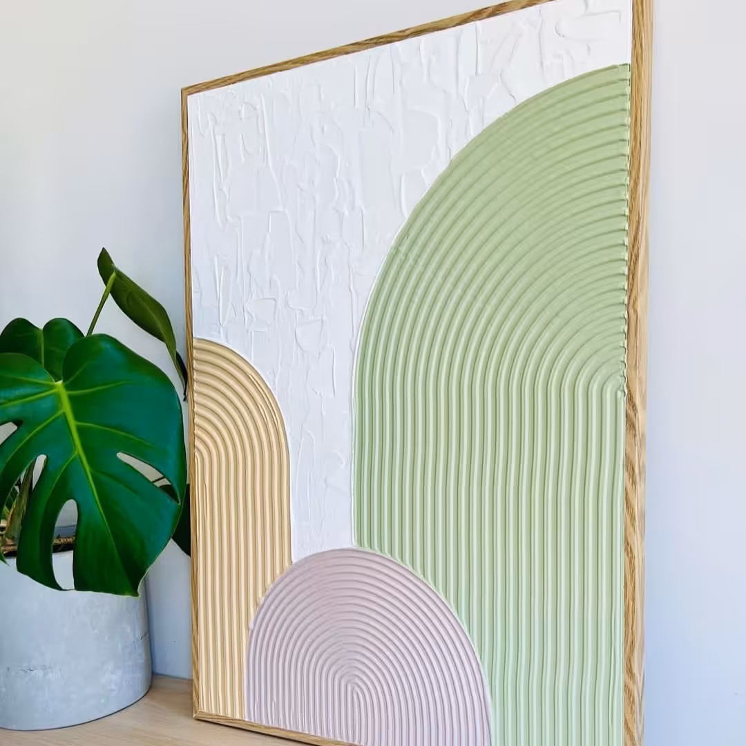 تابلو  نقاشی مدرن مینیمال برجسته