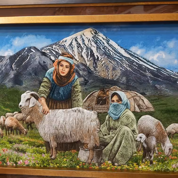 دستبافت طرح عشایر 