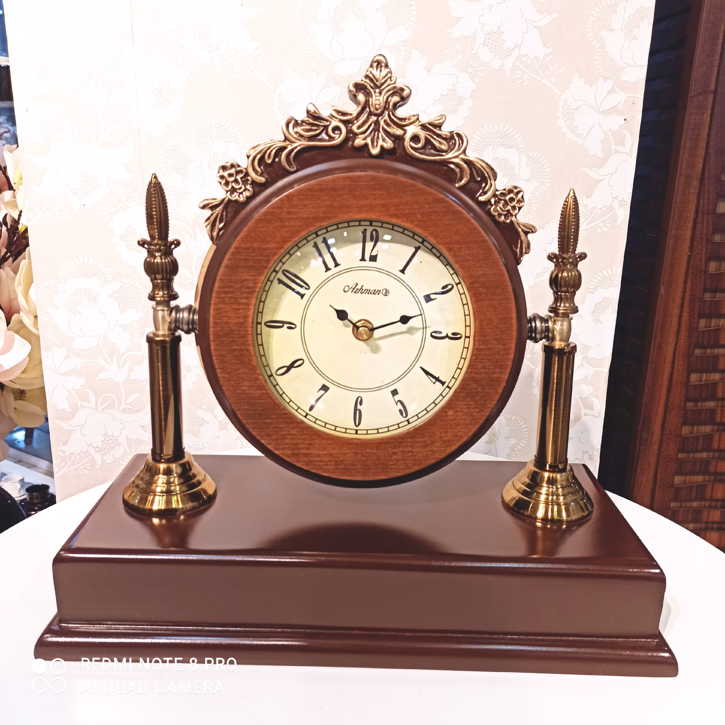 ساعت چوبی رومیزی کد10