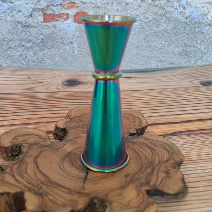 جیجر استوانه ای هفت رنگ دو طرفه بزرگ استیل 