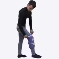 زانو بند تسکین درد تنورچه با قابلیت گرم شدن در ماکروویو همراه با کاور قابل شستشو