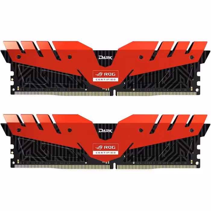 رم دسکتاپ DDR4 دو کاناله 3000 مگاهرتز CL15 تیم گروپ مدل T-Force Dark ظرفیت 16 گیگابایت