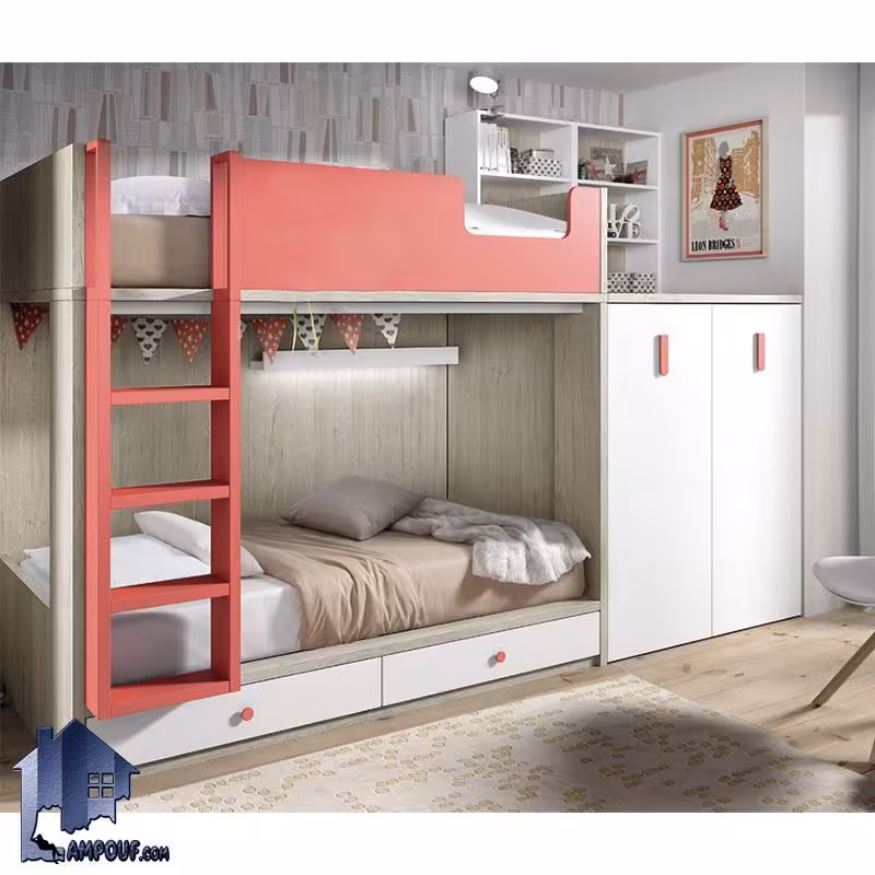 تخت خواب دو طبقه TBJ56