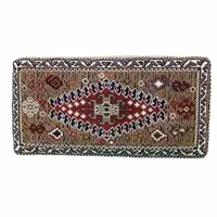 پشتی با رویه گلیم-طرح ارغوان بژ - بسته دو عددی - ارسال پس کرایه