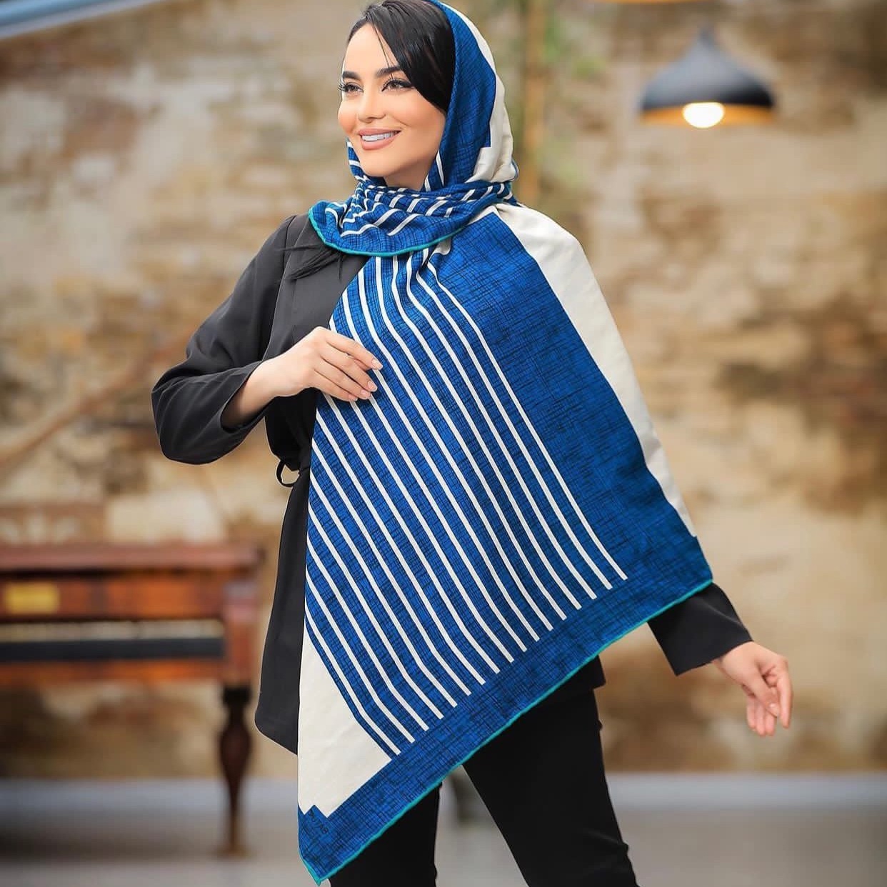 روسری نخی قواره بزرگ