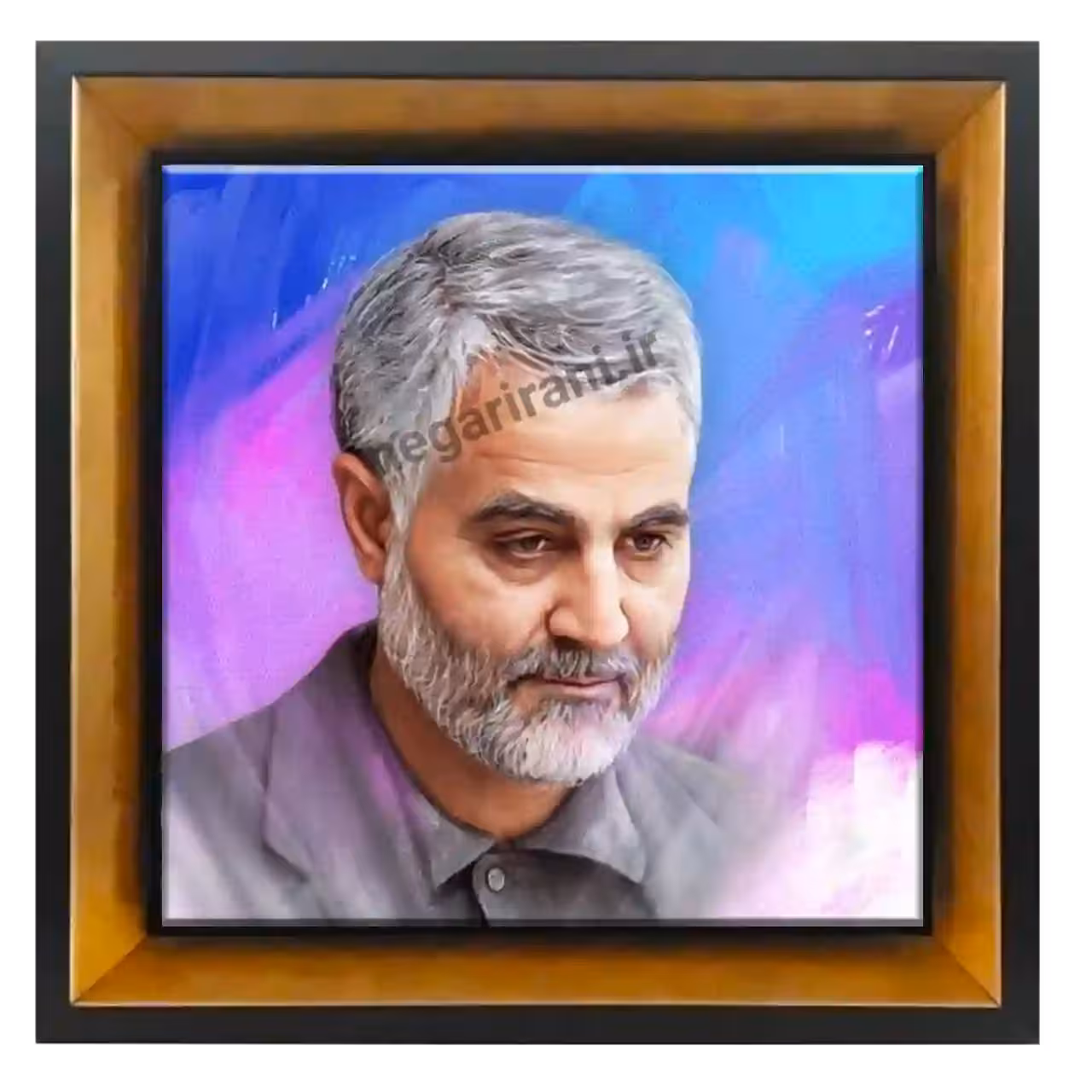 تابلو کاشی نقاشی شده  سلیمانی  مدل 2ZG83